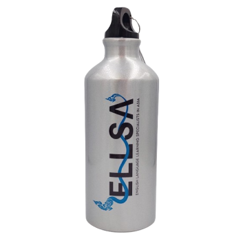 600ml Aluminium Water Bottle (silver)