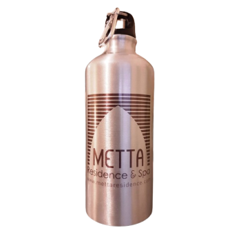 600ml Aluminium Water Bottle (silver)