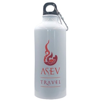 600ml Aluminium Water Bottle (white)