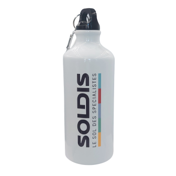 600ml Aluminium Water Bottle (white)