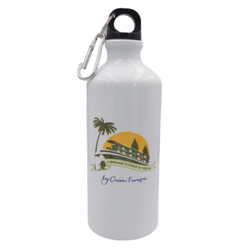 600ml Aluminium Water Bottle (white)