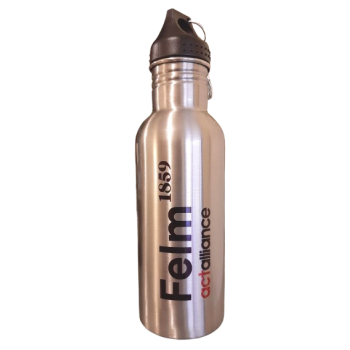 600ml Stainless Steel Water Bottle (silver)