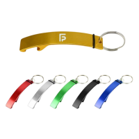 Curved Bottle Opener Keyring