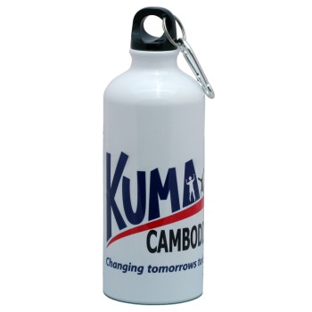 600ml Aluminium Water Bottle (white)