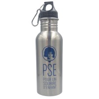 600ml Stainless Steel Water Bottle (silver)